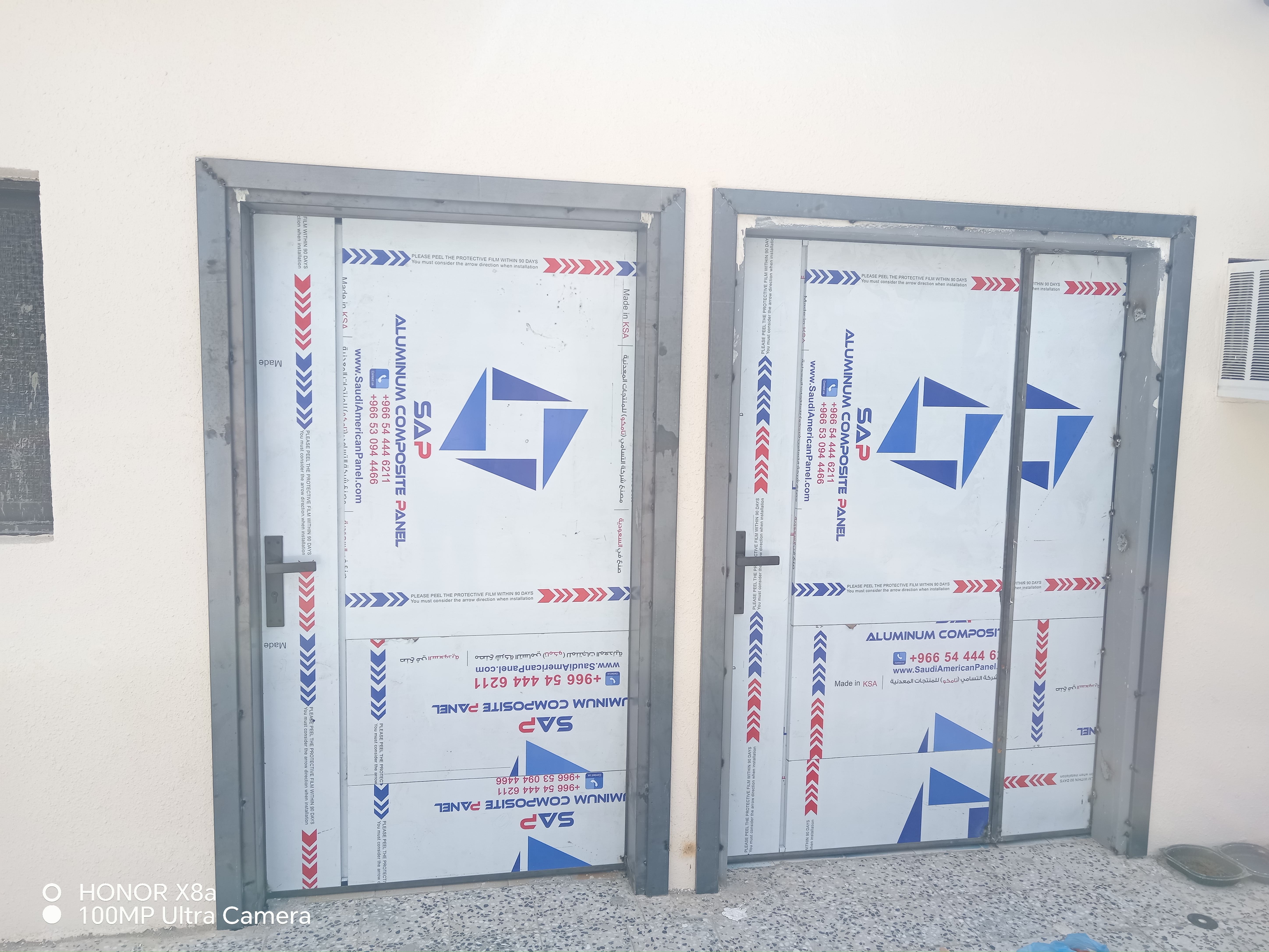 كلادينج ابواب حديد