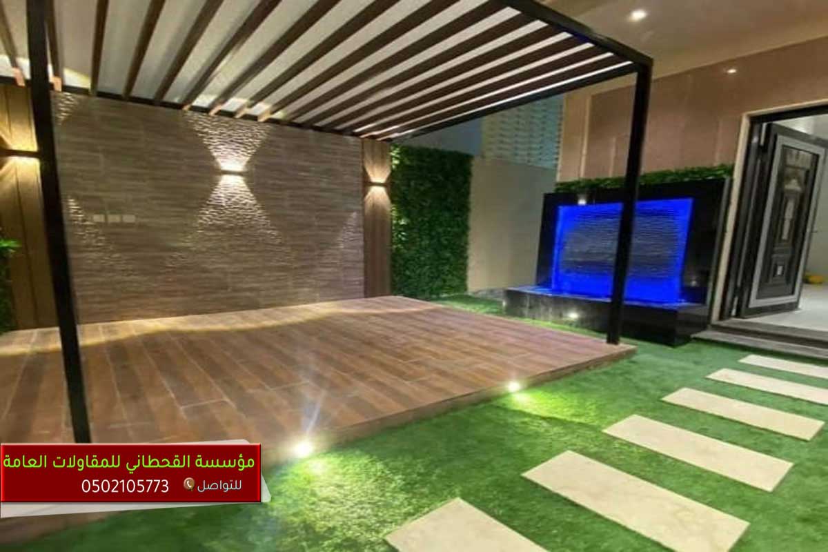 مقاول برجولات استراحات  شمال الرياض